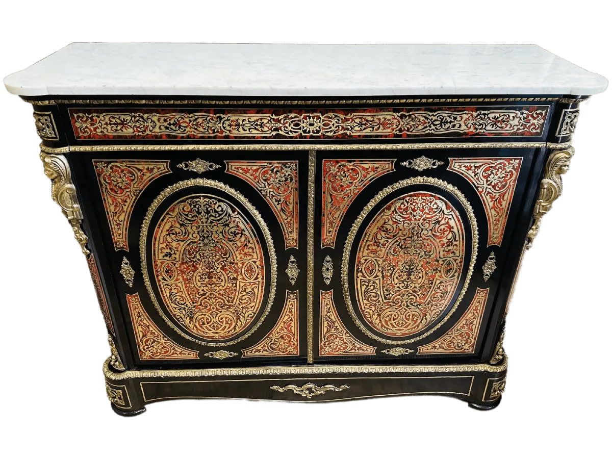 Après restauration. Meuble d'appui d'époque Napoléon III Après restauration. Restauration à Paris - Vincennes d'un meuble d'appui d'époque Napoléon III