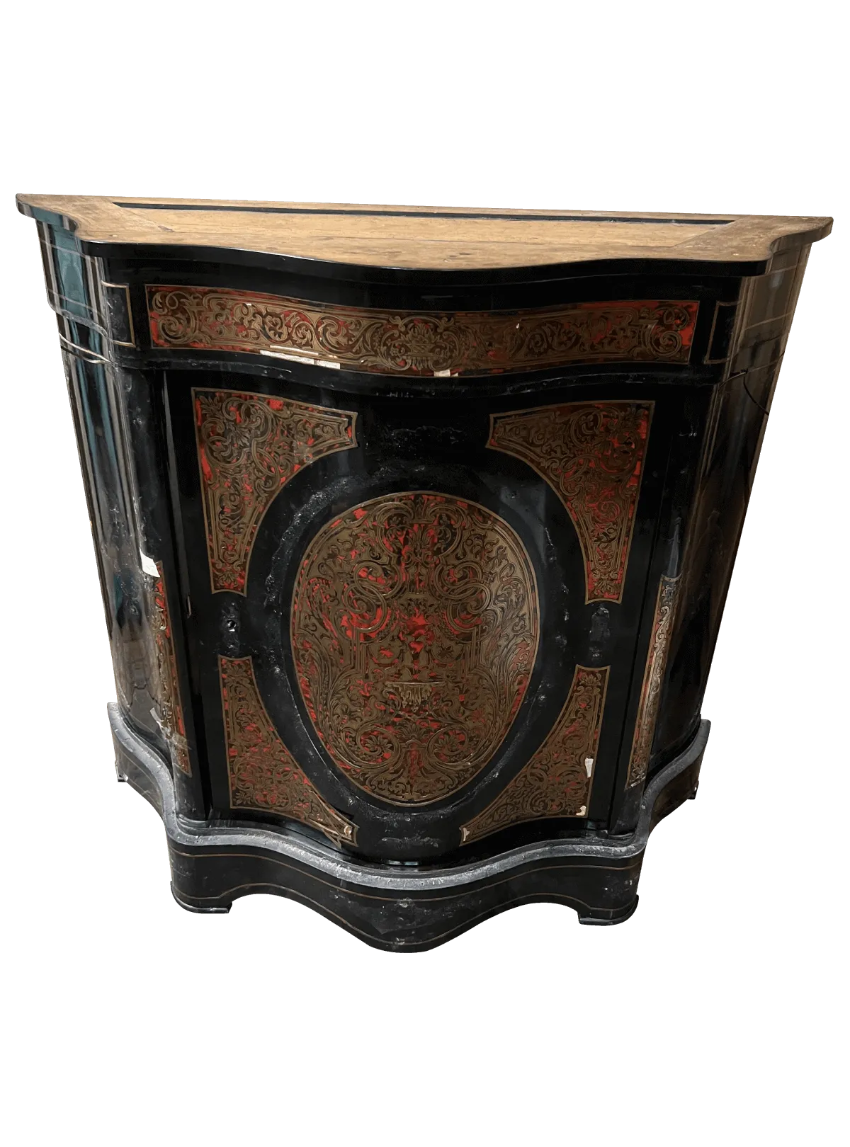 Avant restauration. Meuble d'appui d'époque Napoléon III Avant restauration. Restauration à Paris - Vincennes d'un meuble d'appui d'époque Napoléon III