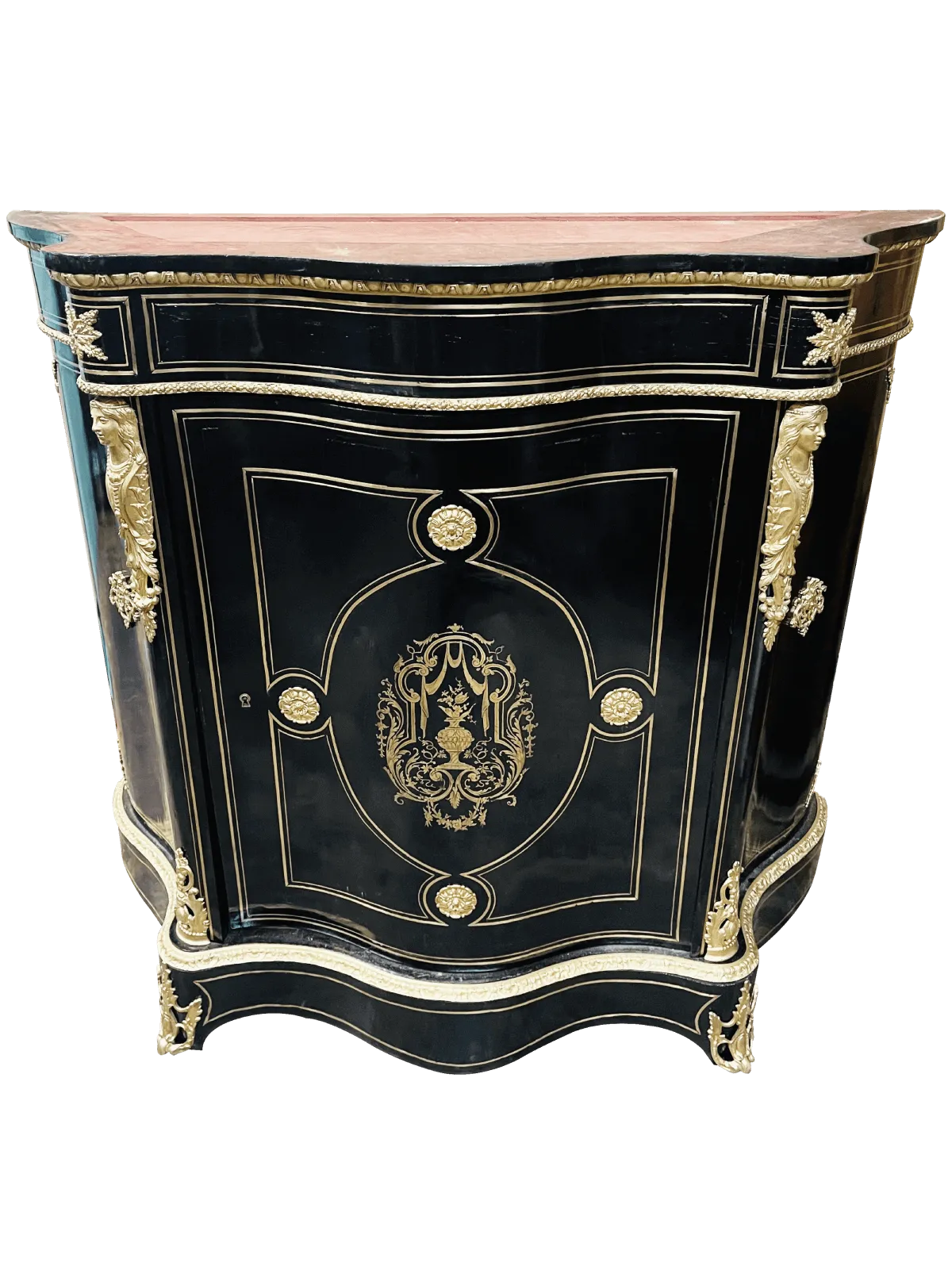 Après restauration. Meuble d'appui d'époque Napoléon III Après restauration. Restauration à Paris - Vincennes d'un meuble d'appui d'époque Napoléon III